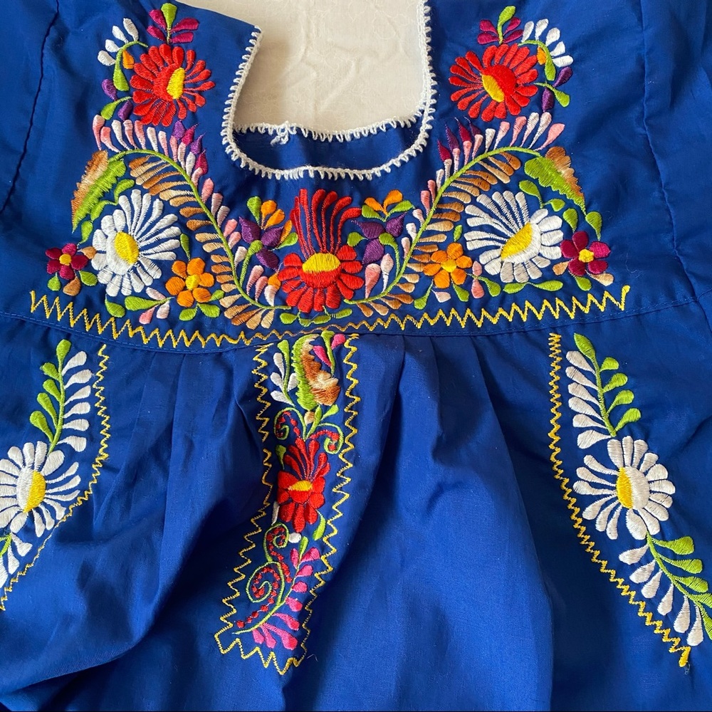 Mexican embroidered dress